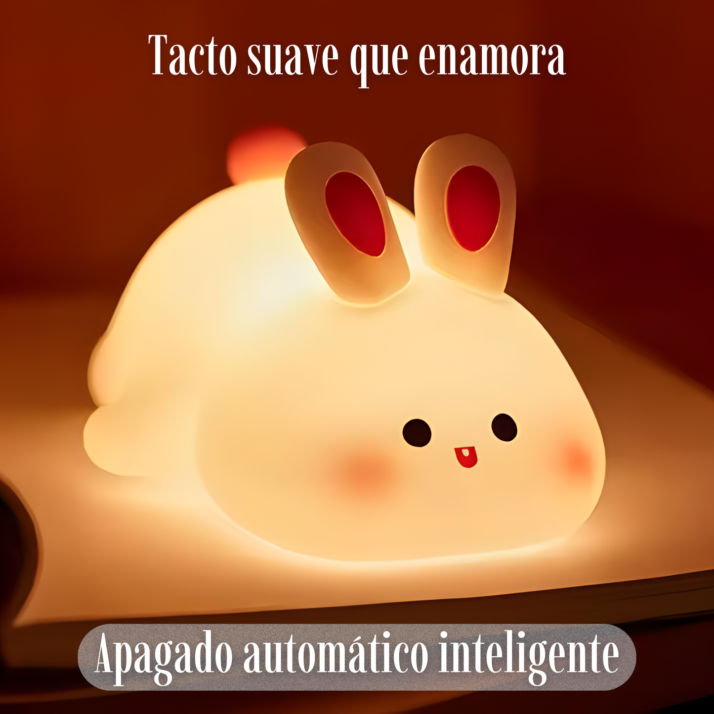 Lámpara suave de conejo