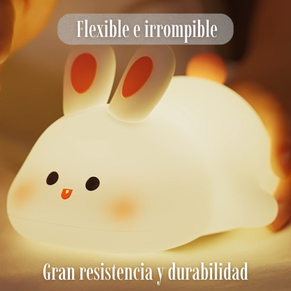 Lámpara suave de conejo