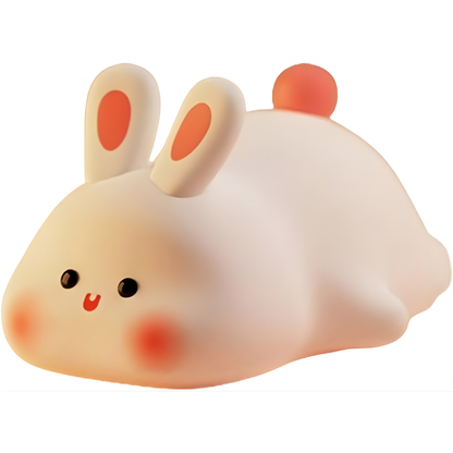 Lámpara suave de conejo