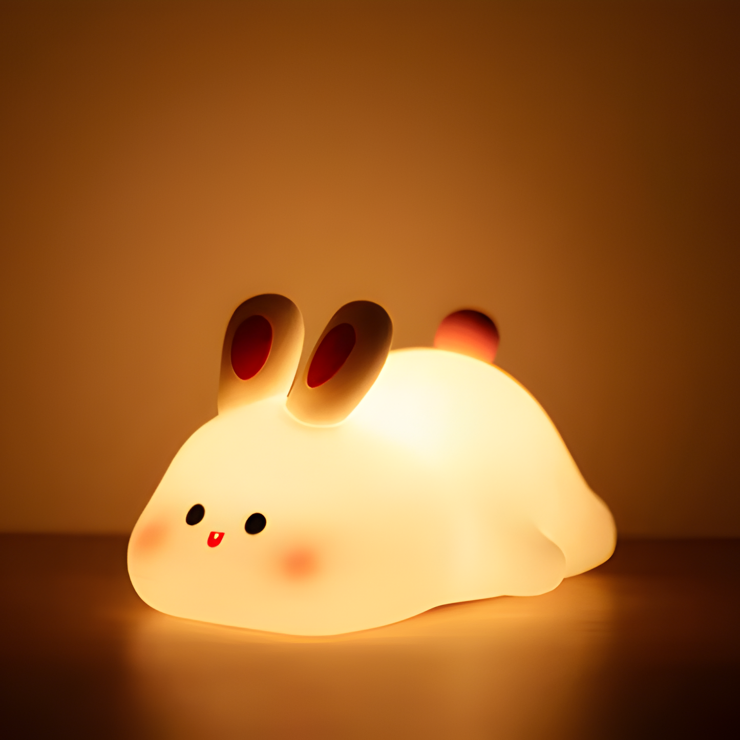 Lámpara suave de conejo